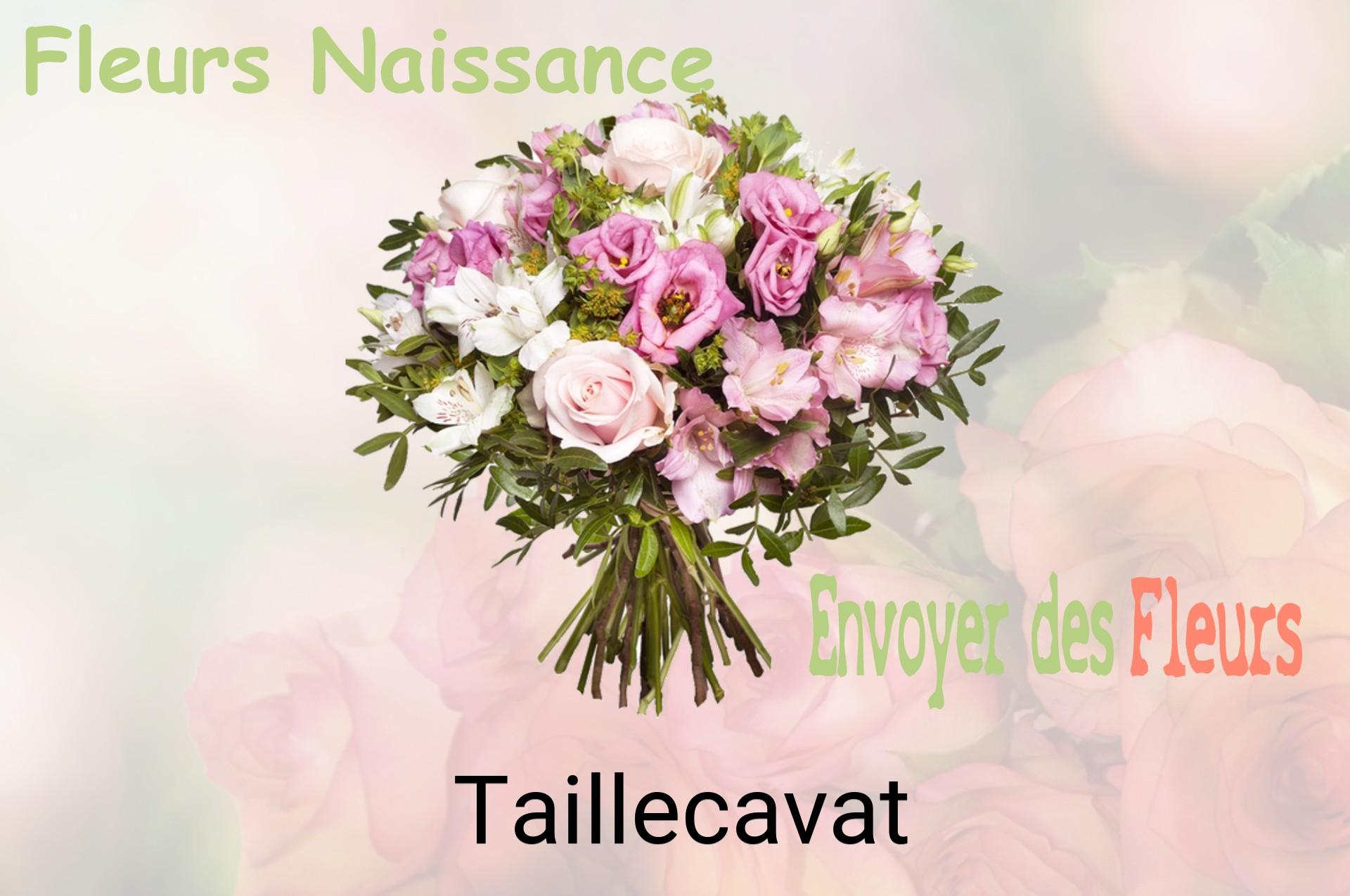 Bouquet de fleurs de naissance livré à Taillecavat